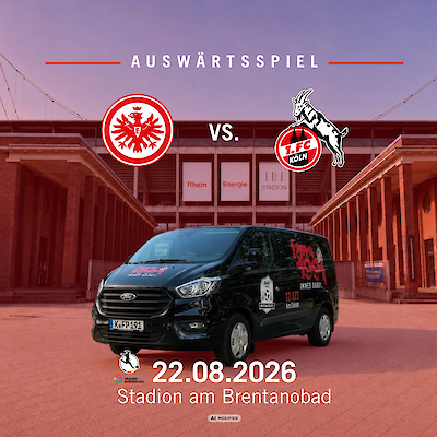 Erste Auswärtsfahrt Frankfurt - FC-Damen
